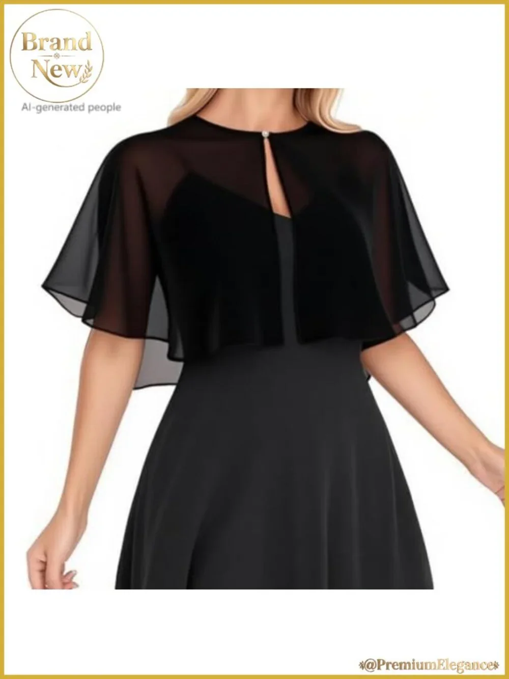Chiffon Shawl Wrap Evening Dress Wedding Cape Shrug Bolero Cover Up